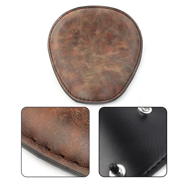 Solo Leather Seat With Bracket Spring Mounting Kit Fit for Harley Chopper Bobber