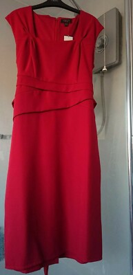 Lipsy Red Dress Bnwt Size 16