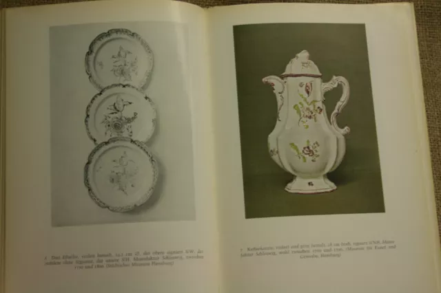 Libro de colección cerámica Fayencen de Schleswig Holstein gres alfarero 18. Año.