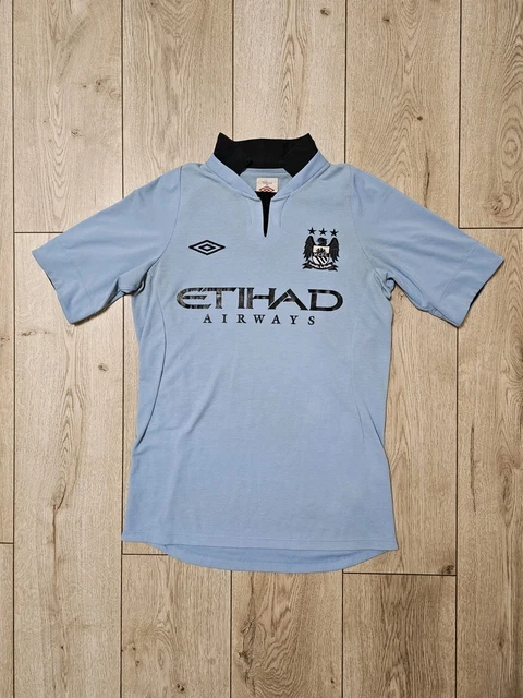 Maillot Domicile Manchester City 2012/13 Longue Adulte L Umbro - Bleu Foot