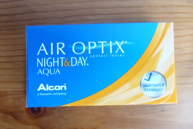 3 Monatslinsen Air Optix Night & Day Aqua / -7 / MHD 01/25 / neu + ovp
