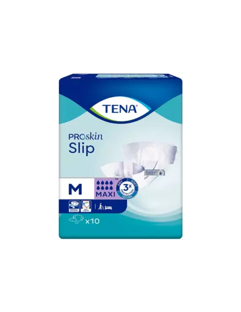 Tena Anti Deslizante Maxi Pañal A Bragas para Incontinencia 10PZ M