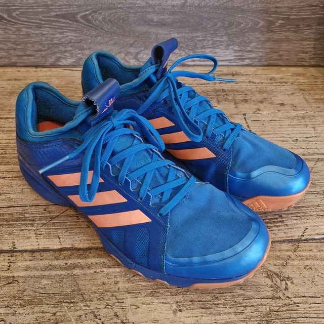 Adidas zone dox blue/yellow hockey shoes 2017 sales