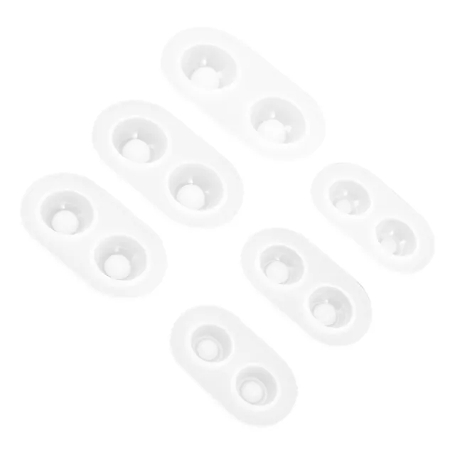 6Pcs resin eye DIY crystal epoxy silicone casting molds Doll Eyes Molds