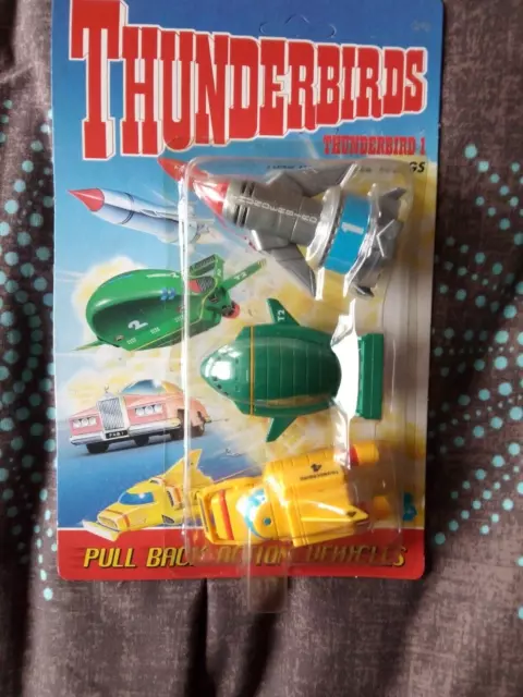 Thunderbirds - Pull Back Toys - Matchbox - Gerry Anderson