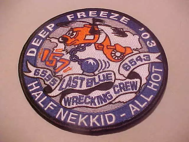 United States Coast Guard  Deep Freeze 2003 Patch 4 X 4