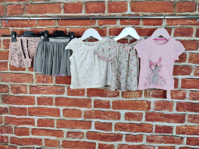 Pacchetto Camicetta Bambina Età 6-9 Mesi Gap Prossima Cura Madre Ecc Gonna Maglietta 74Cm