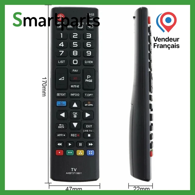 Télécommande Neuve Pour Téléviseurs Selec TV3222HDA11SMART Et TV39020HDA9SMART, Compatible Et Originale