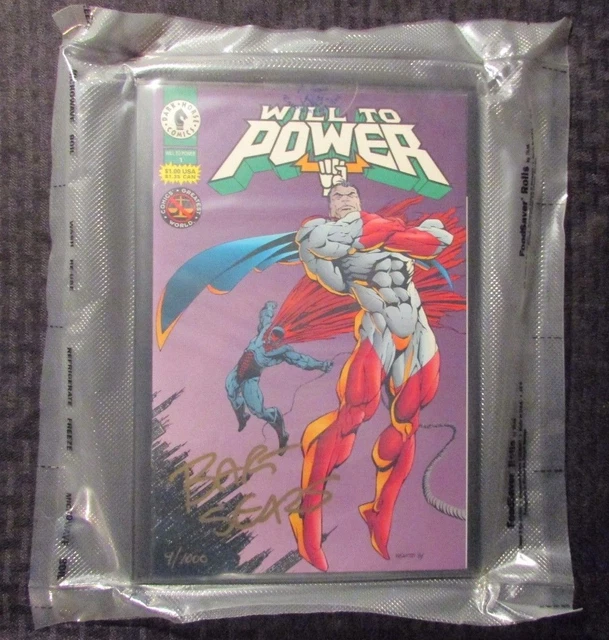 1994 WILL TO POWER #1 NM 9.4 Signed w/ COA #9/1000 Bart Sears
