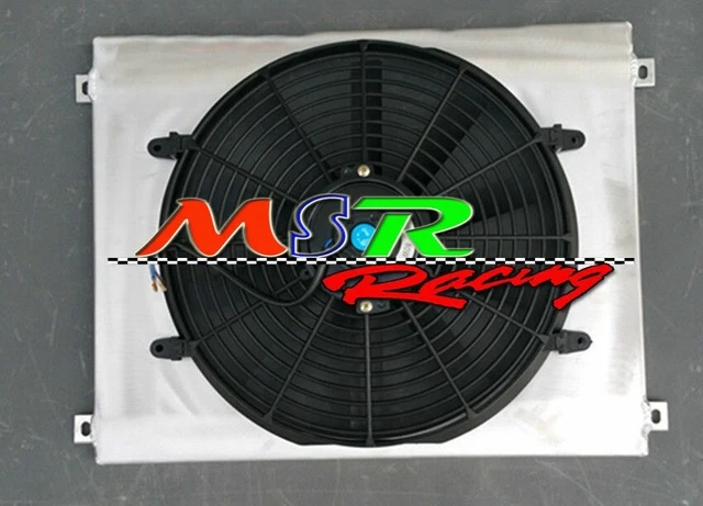 ALUMINUM RADIATOR SHROUD & Fan for Ford XY XW 302 GS GT 351 cleveland ...