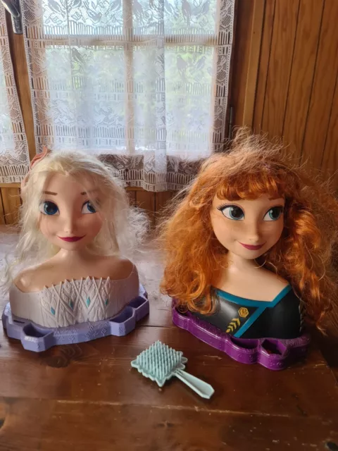 Tête à coiffer Elsa reine des neiges