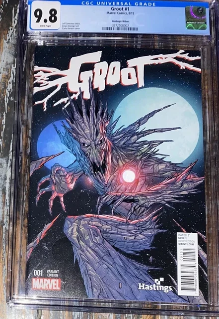 GROOT 1 CGC 9.8 HASTINGS VARIANT MARVEL COMICS Guardians Of The Galaxy