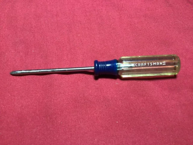 -Vintage Craftsman 41293 - C WF - #0 Philips Screwdriver Made In USA.