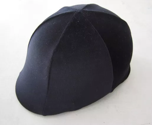 Horse Helmet Cover ALL AUSTRALIAN MADE Black velvet Any size you need