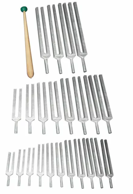 23 Tuning Forks- 7 chakras + 11 Planetary + 5 Sharps