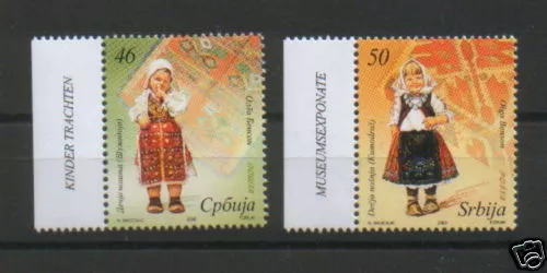 Serbia-Mnh-Set-Children's Folk Costumes-2008.