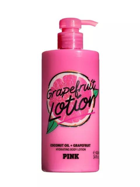 Victoria's Secret Pink GRAPEFRUIT 14 Oz Hydrating Body Lotion Coconut + Oil