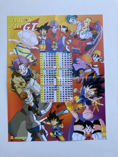 Poster seul Magazine Dragon Ball GT 40/52cm - Club Dorothée Z D. Manga - n°8