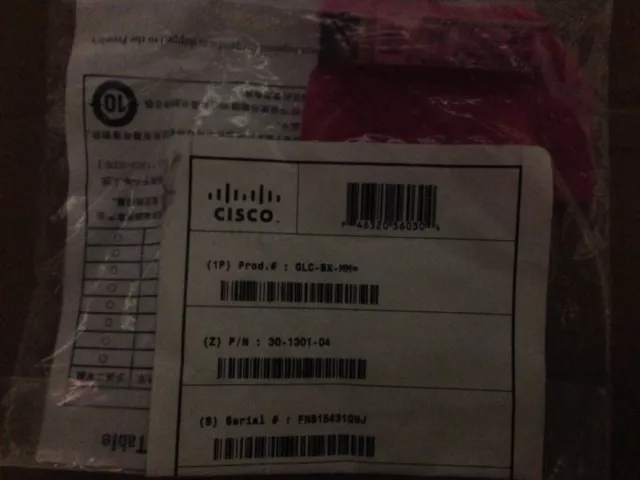 New Sealed!!! GENUINE CISCO GLC-SX-MM 30-1301-04