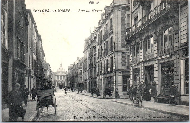 51 CHALONS SUR MARNE - rue de marne.