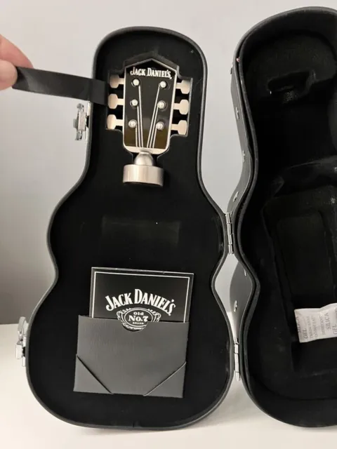 Collector's Edition Whiskey Guitar Case with Unique Stopper