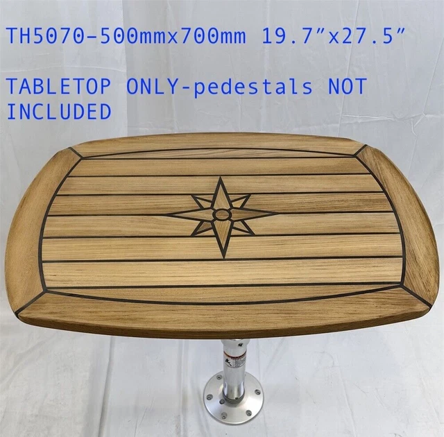 Piano tavolo pieghevole in teak per barca 680/340x500,680/340x750,680/340x1000mm Marine  1420