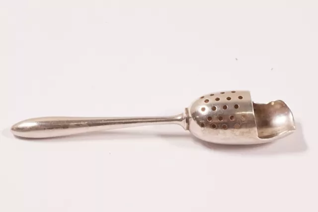 Antique Sterling Silver Salt Sifter Spoon / Scoop  !!  #sw-75