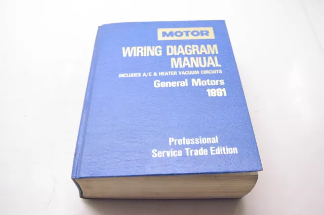 Motor 0-87851-756-1, 21091 Wiring Diagram Manual General Motors 1991