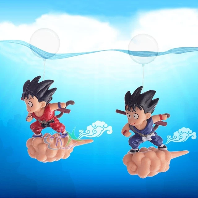 2PCS Aquarium Fish Tank Decor PVC Cartoon Character Figure Floating Ornament