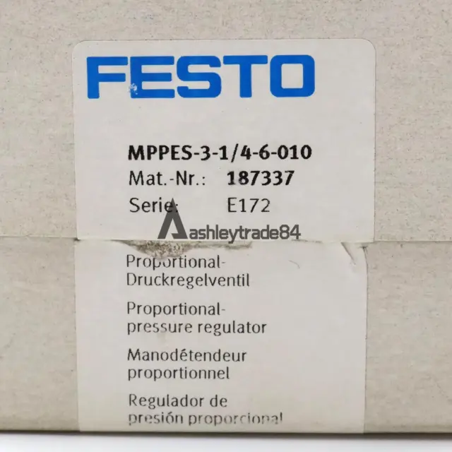 1 pz Regolatore di pressione proporzionale FESTO MPPES-3-1/4-6-010 187337