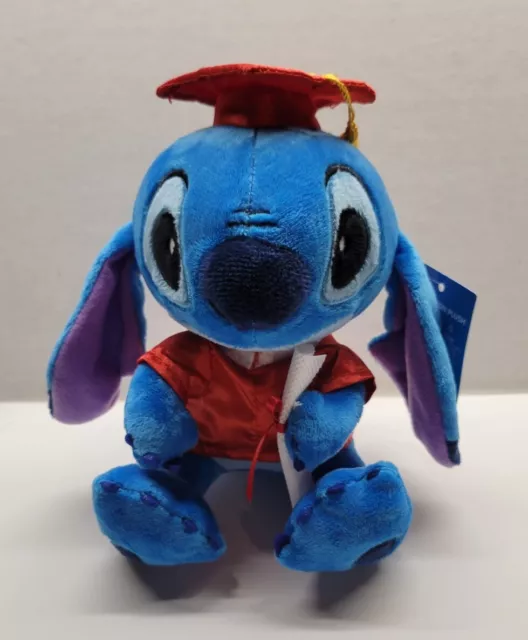 DISNEY STITCH GRADUATION Plush Red Cap And Gown With Diploma 19.99
