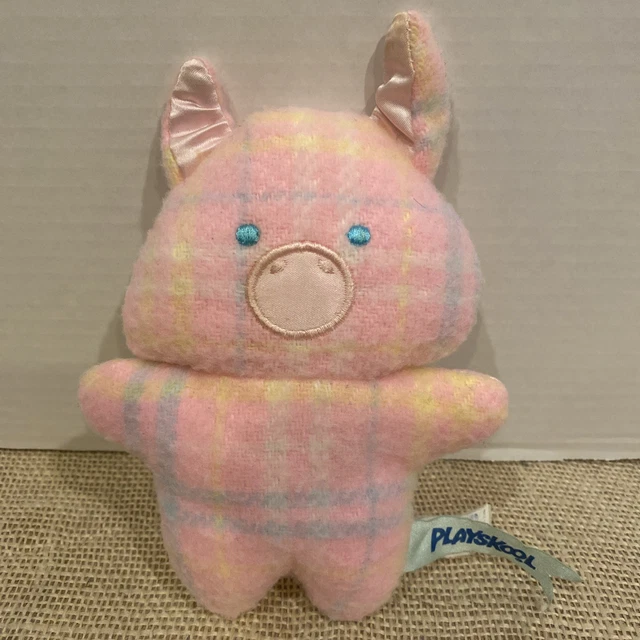 Peluche Canard Snuzzles Playskool Hasbro 1996 - Baby Blankies Pillow - Vintage