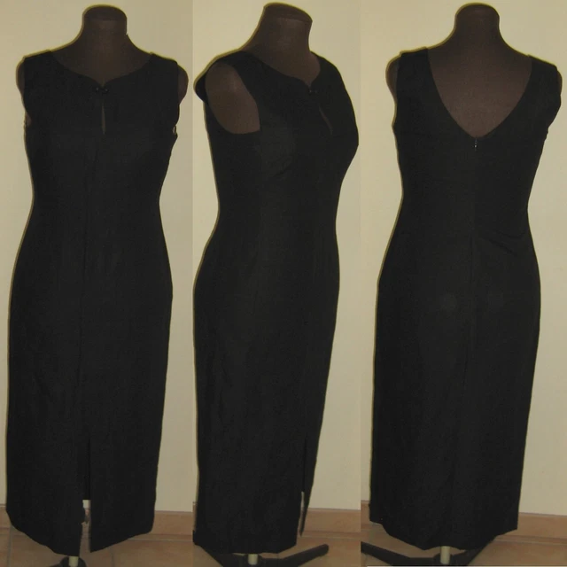 Robe Noire En Dentelle Et Polyester - La Mode Est à Vous - Tailles 40/42 - Neuf Sans étiquettes
