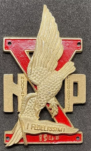 Distintivo Paracadutisti Nuotatori - I Fedelissimi X^ Flottiglia Mas Ww2