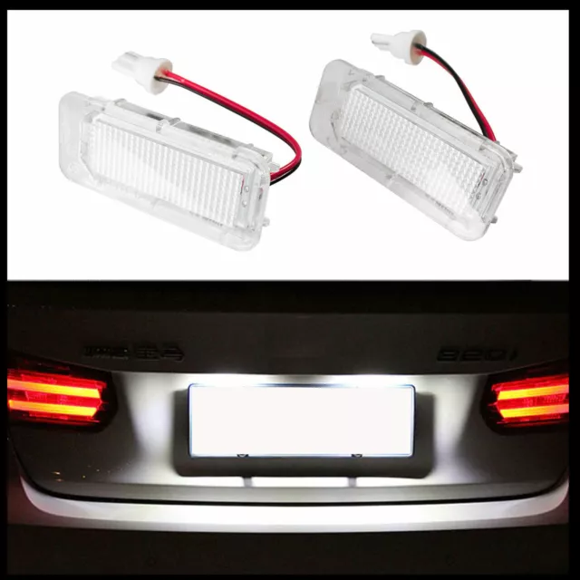LED Kennzeichenbeleuchtung ohne Fehlermeldung Eintragungsfrei passend für  Ford Focus 2 C-Max 1 MK1 ST 03-10 : : Auto & Motorrad