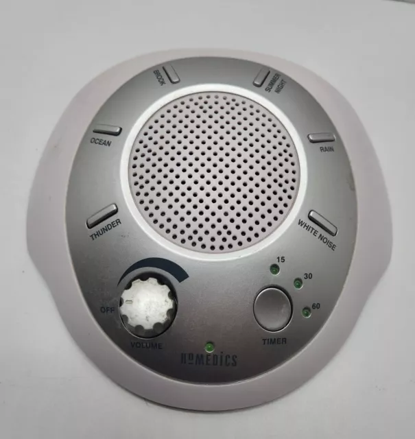 HoMedics SS-2000 Sound Portable White Noise Nature Sleep Machine Rain Thunder