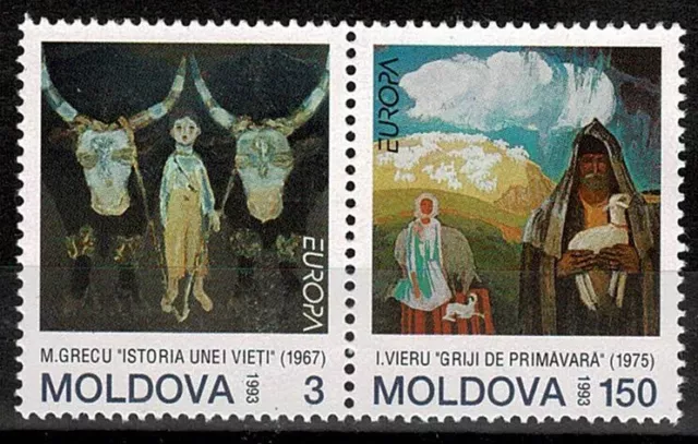 1993 Moldavia Europa Cept Arte 2V. MNH MF101667
