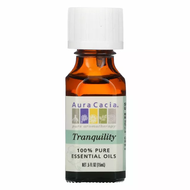 Aura Cacia, 100% Pure Essential Oil, Tranquility, 0.5 fl oz15 ml(SameDayDispatch