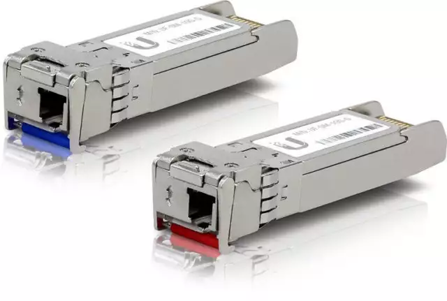 Ubiquiti UFiber SFP+ Single-Mode Module, 10G BiDi, 2 Pack, Same 10 Gbps Speed, L