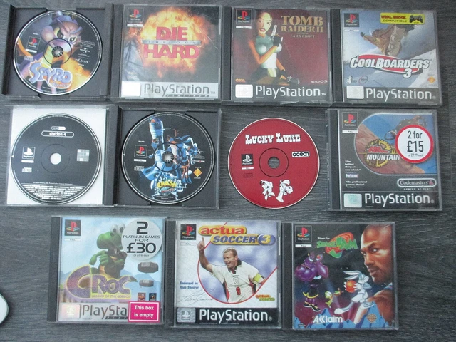 Jaquette Arrière PS1 Space Jam - Sony PlayStation 1 - État Correct