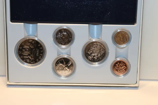 1983 Canada Specimen 6 Coin Set Royal Canadian Mint With Box & COA