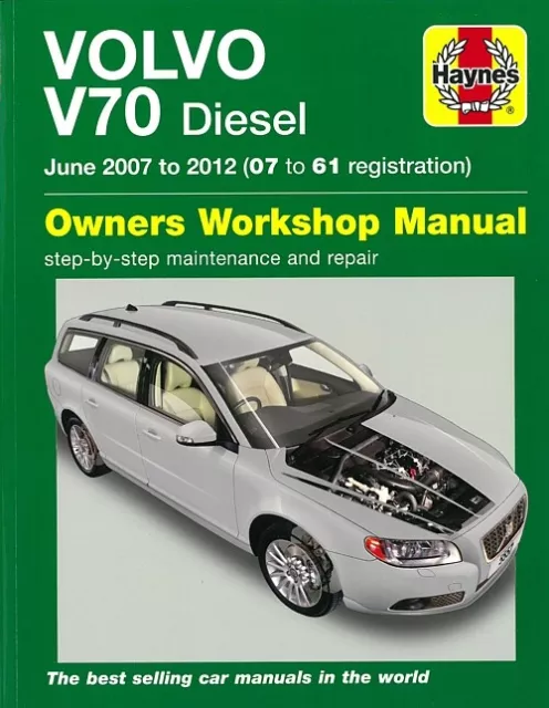 Haynes Handbuch Volvo V70 Diesel -2012 Reparaturanleitung/Reparatur-Buch/Wartung