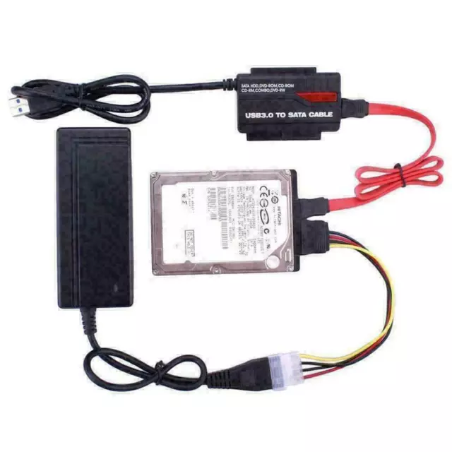 New USB 30 Hard Drive Reader for IDE SATA and 2535 HDD Docking N4S3 L5L2 2