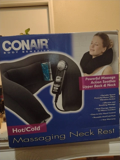 Travel Neck Pillow Massager, Memory Foam Neck Support Pillow for Sleeping Rest,