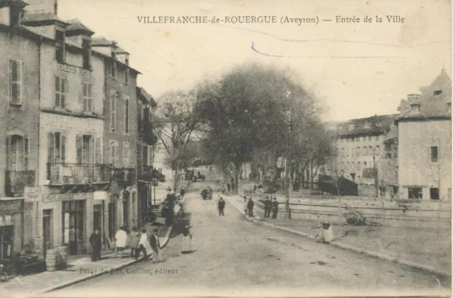 Carte Postale / Villefranche De Rouergue Entree De La Ville