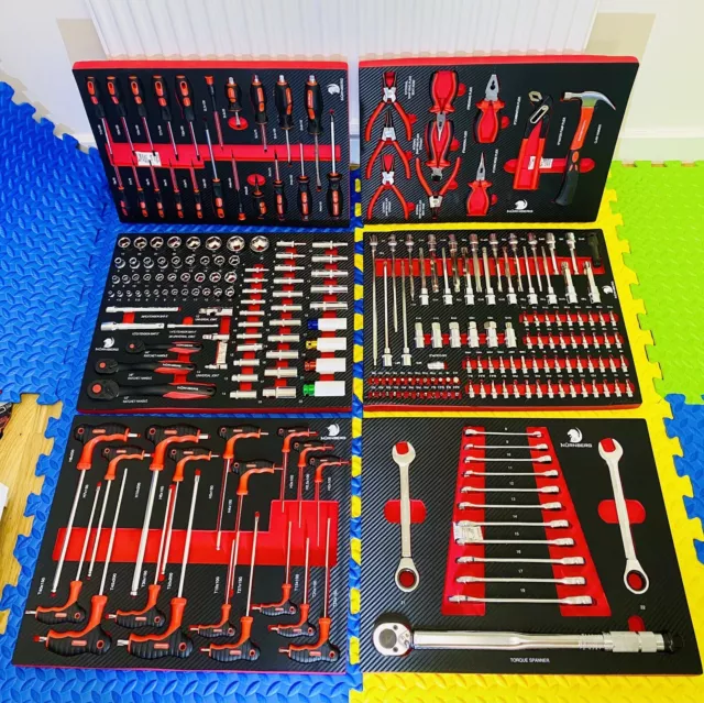 Tool Set Kit 429Pcs Mechanical Tools Screwdrivers Ratchet Spanners New