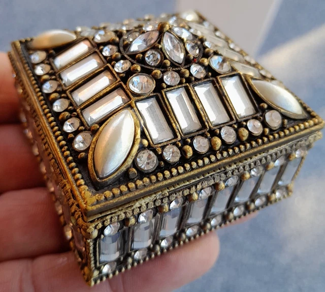 Épingle à Cravate Broche Plaqué Or Avec Améthyste - Vintage - Magnifique état