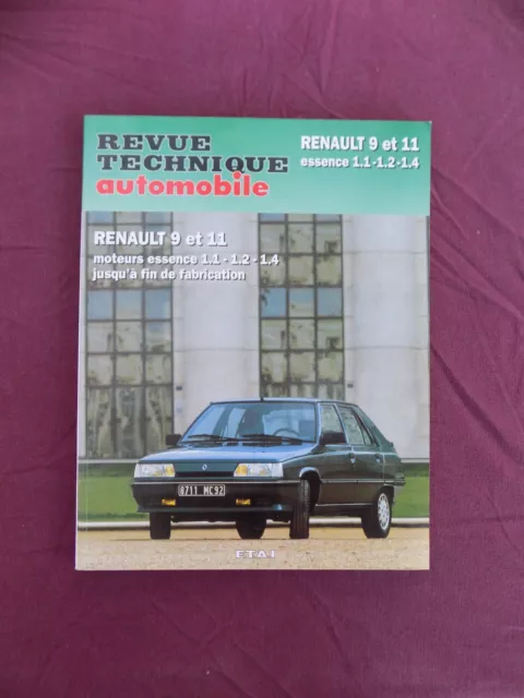 REVUE TECHNIQUE AUTOMOBILE N°423 RENAULT 9 et 11 ESSENCE