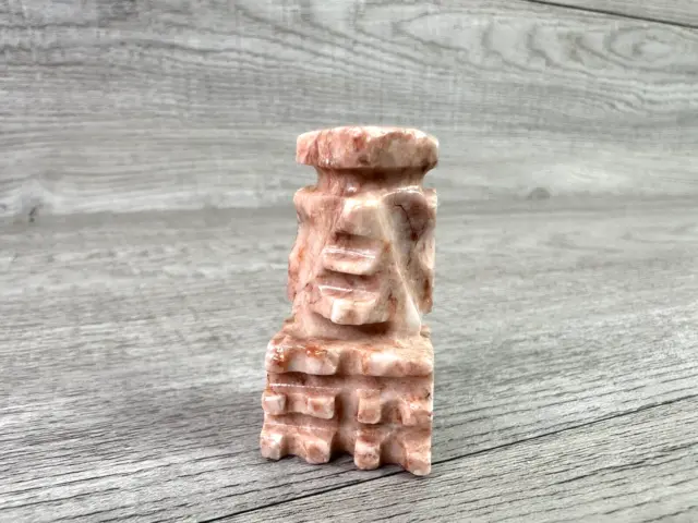 Rose Pink Marble / Onyx Stone Replacement Pawn Chess Piece