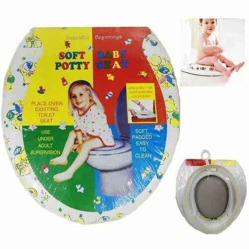 Baby Soft Padded Potty Training Toilet Seat Toddler Child UK